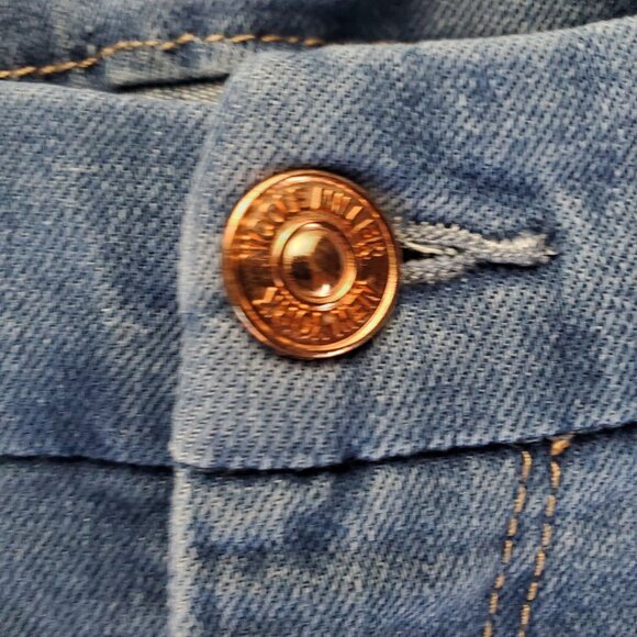 Nicole Miller Jean Womens 10 Blue High Rise Kick Boot Stretch Denim Cropped - Picture 2 of 13